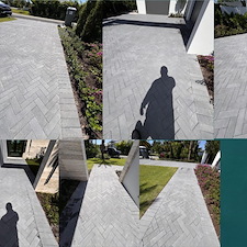 Pressure-Cleaning-of-Driveway-sidewalk-and-retaining-wall-located-in-Jupiter-FL-33469 1